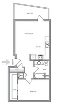 1X1 K - 1X1 K 215-208 floor plan